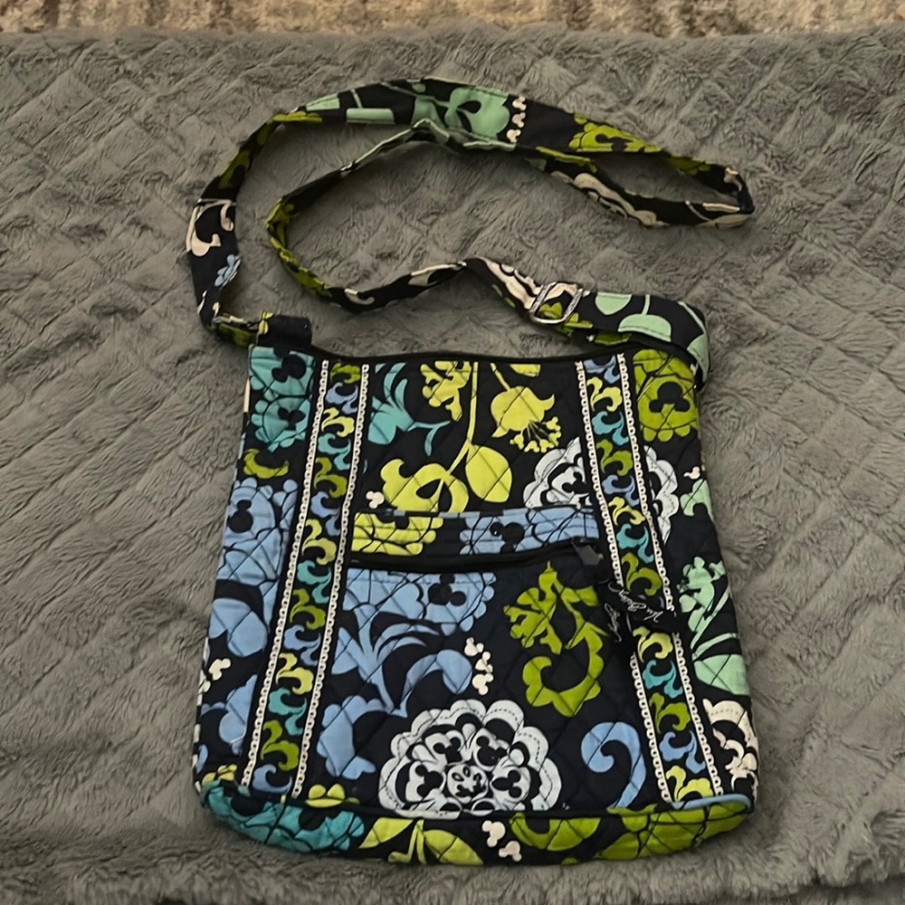 Vera Bradley Disney Parks Hidden Mickey Mouse Crossbody Purse/Shoulder Bag